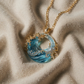 Exotisk halskæde "Ocean's Edge"