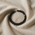 Gotisk Statement Onyx Armbånd