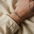 Golden Turquoise Stone Bracelet