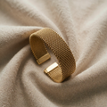 Woven Adjustable Gold Plated Bracelet