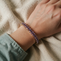 Ametyst Marquise Tennis Armbånd | Guld