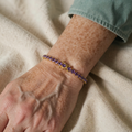 Amethyst Tennisarmbånd | Guld
