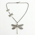 Vintage Dragonfly Halskæde – Symbol på Forandring, Lys og Frihed 