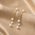 Pearl Chain Trio Drop-øreringe