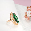 Vintage Flat Oval Pearl Ring