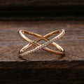 Forgyldt Zirconia Shine Ring