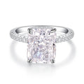 Elegant Cubic Zirconia Engagement Ring