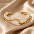 Soft Glow Opal Gold Bracelet