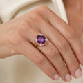 Prinsesse Halo Statement-ring