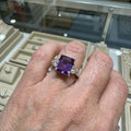 Trinity Ametyst Ring | Hvidguld