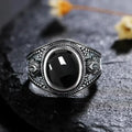 Sort Onyx Seglring