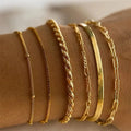 Boho Retro cubansk armbåndssæt