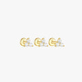 Clara Minimalistisk Guld
