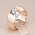 Tidløs multi-zirkonia glat ring