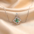 Farverig Moissanite Vindmølle Vedhæng