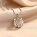 Moonstone Antler Pendant Necklace
