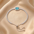 Moissanite Bracelet in 925 Sterling Silver