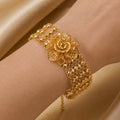 Luxe Armbånd med Rose