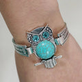 Vintage Ugle Turkis Charm Armbånd