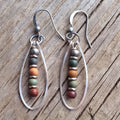 Bohemian Beaded Drop Earrings