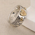 Vintage Boheme-ring med hjerte