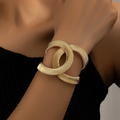 Elegant dobbelt gyldent armbånd