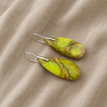 Natural Stone Teardrop Earrings
