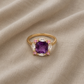 Prinsesse Halo Statement-ring