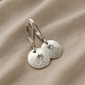 Retro Creative Round Geometric Dandelion Earrings