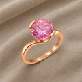 Tidløs Ring med Krystalsten