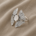 Timeless Moonstone Butterfly Ring